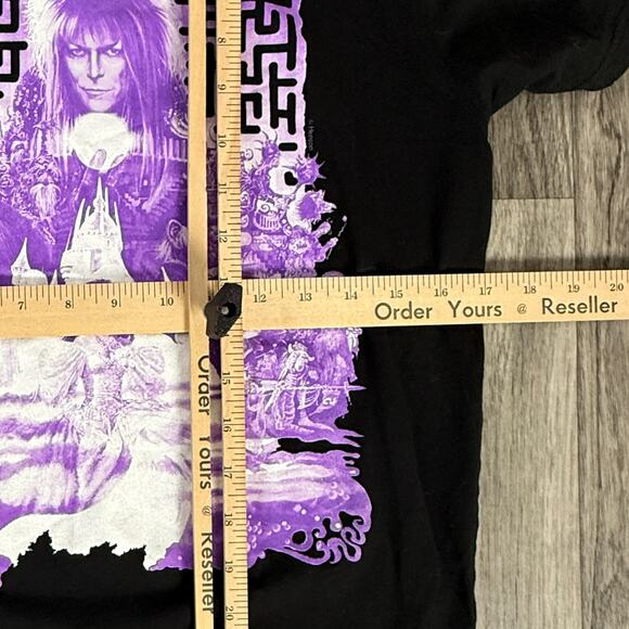 Labyrinth David Bowie Rock Me Movie Graphic Tee Black Purple Design - Picture 6 of 7
